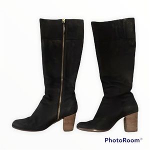 Cole Haan, Davenport Black Heeled Boots, Sz 9
